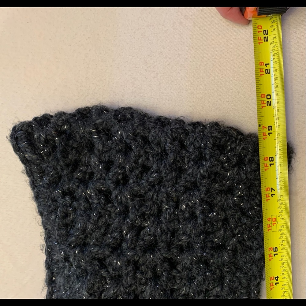Hand Crocheted Infinity Scarf - Picture 5 of 6